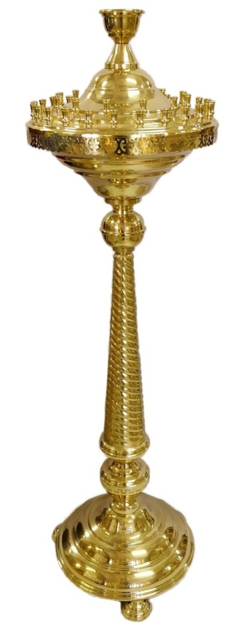Candle Stand for 36 Candles No. 3 - 3 - 1 (Sofr., brass)