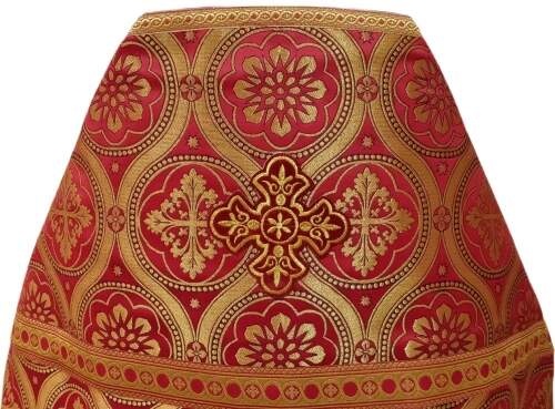 Priest Vestments, Brocade "Paschal Cross" with Sewn Galloon