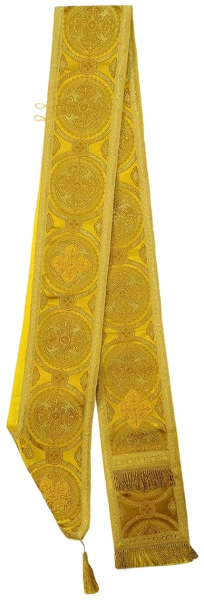 Double Brocade Orarion, Yellow Color