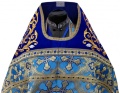 Priest Vestments Combined from Brocade "Kyiv Cross" with Embroidered Epitrachelion, Embroidery "Rose"