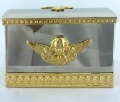 Baptismal Box Stainless Steel - Brass 11.5×8cm