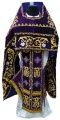 Priest Vestments, Embroidered Velvet, Embroidered Center, with Embroidered Galloon
