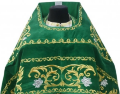 Priest Vestments, Embroidered Velvet, Embroidered Center, with Embroidered Galloon
