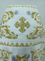 Priest Vestments, Embroidered Velvet, Embroidered Center, with Embroidered Galloon