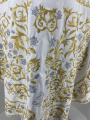 Priest Vestments, Embroidered Velvet, Embroidered Center, with Embroidered Galloon