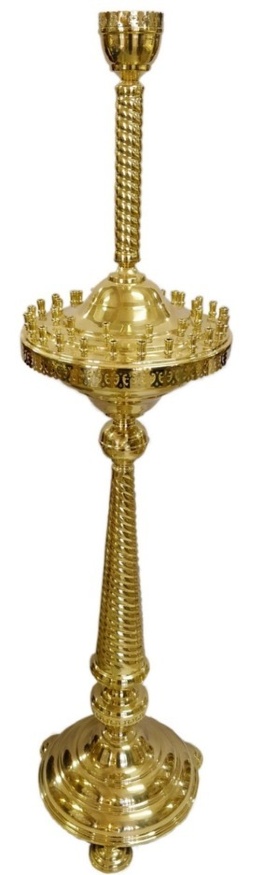 Brass candle stand for 36 candles No. 3 – 1