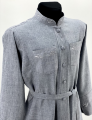 Cassock with Embroidery, Linen-Gabardine Fabric