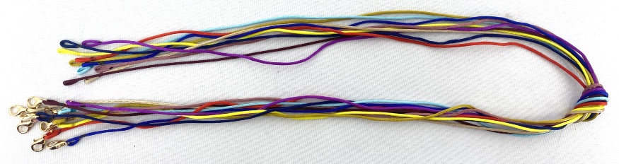 Cord for Cross Pendant, Adult, 60cm, with Clasp (Gold-Plated)