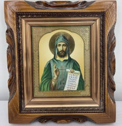 Icon of Saint Equal-to-the-Apostles Cyril 19×17