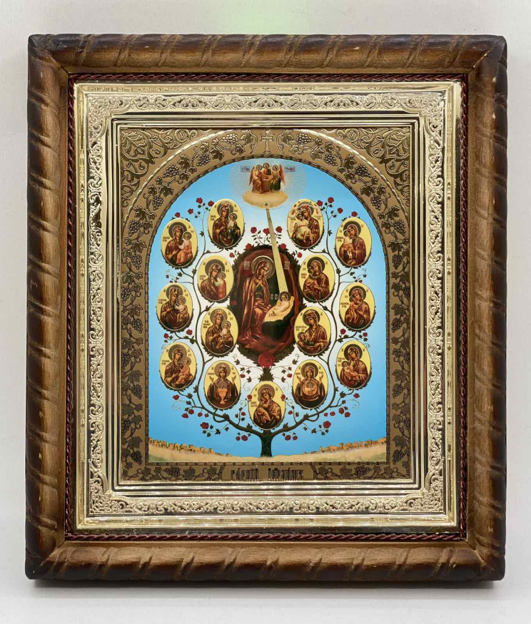 Icon: "Tree of the Mother of God" 22.5×25.5