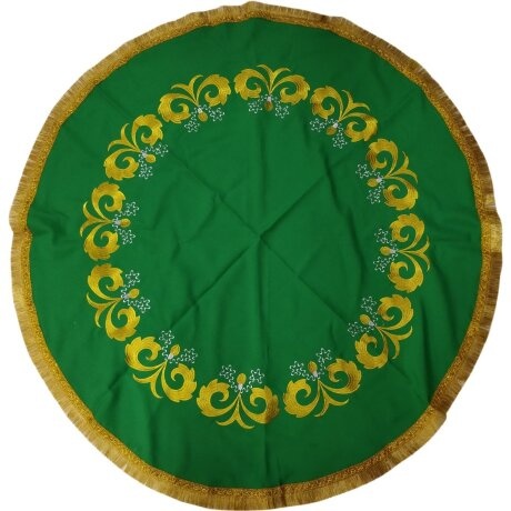 Round Gabardine Cover, Blue, Ø 60