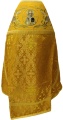 Priest Vestments Combined Brocade "Openwork Cross" with Embroidered Epitrachelion, Embroidery "New Pattern"