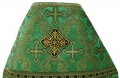 Priest Vestments, Brocade "Openwork Cross" with Sewn Braid