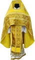 Priest Vestments Combined Brocade "Athonite Cross" with Embroidered Epitrachelion, Embroidery "New Pattern"