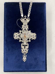 Pectoral Cross 16×8 cm, silver