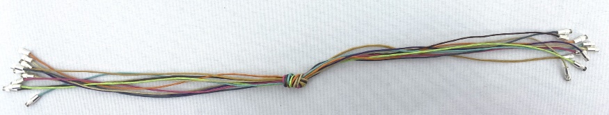 Cord for Cross, Children's, 38cm, with Screw Clasp (Silver-Plated)