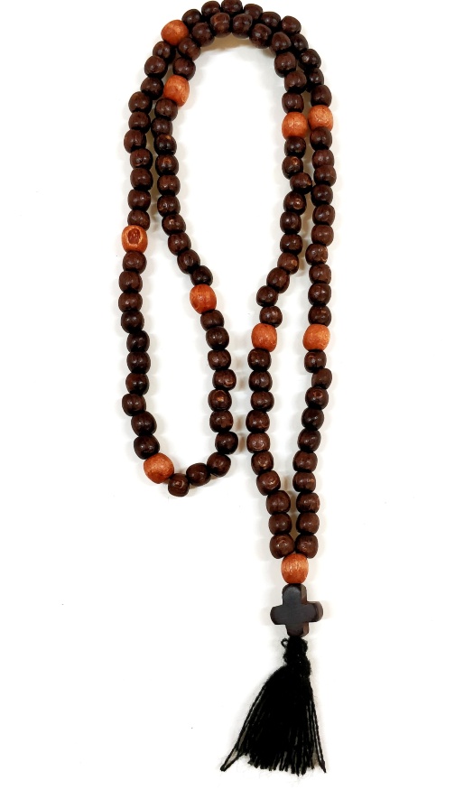 Wooden Prayer Rope for 100 Beads