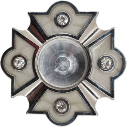 Capsule with Enamel Ø5cm white enamel white ksr