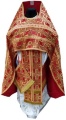 Priest Vestments, Brocade "Lavra Cross" with Sewn-on Galloon