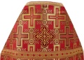 Priest Vestments, Brocade "Lavra Cross" with Sewn-on Galloon