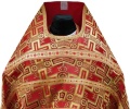 Priest Vestments, Brocade "Lavra Cross" with Sewn-on Galloon