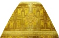 Priest Vestments, Brocade "Lavra Cross" with Sewn-on Galloon