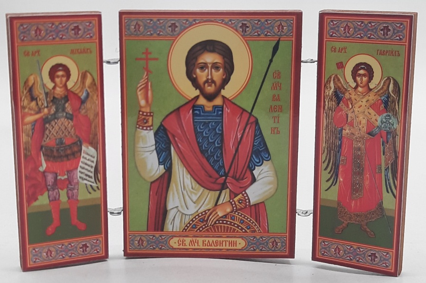 Triptych of Holy Hieromartyr Valentine