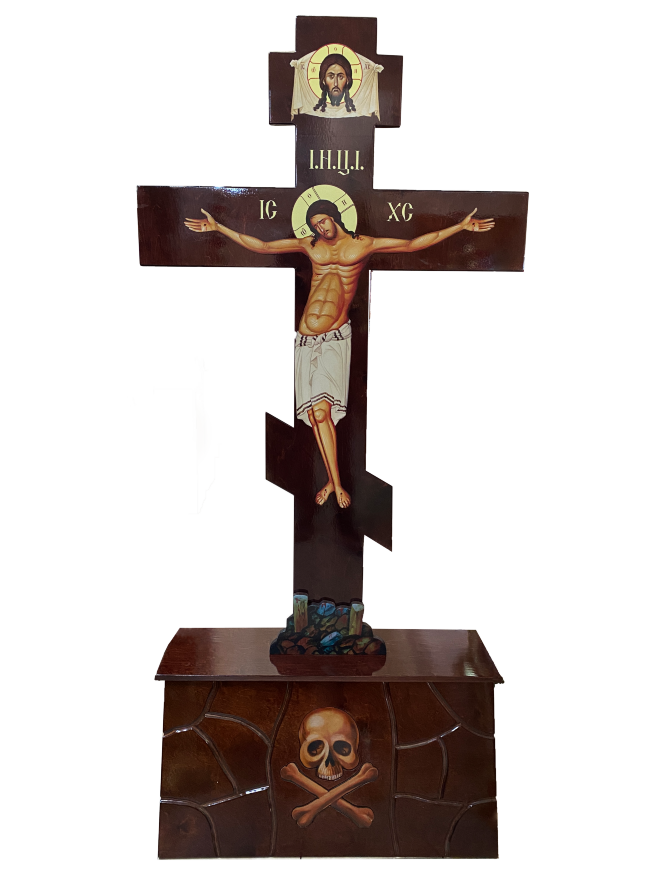 Printed Golgotha 190×90 cm