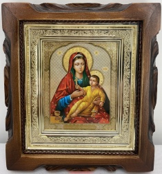 Icon of the Mother of God "Kozachanskaya" 19x17