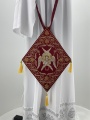 Embroidered Bishop's Staff, Embroidery "Cherub"