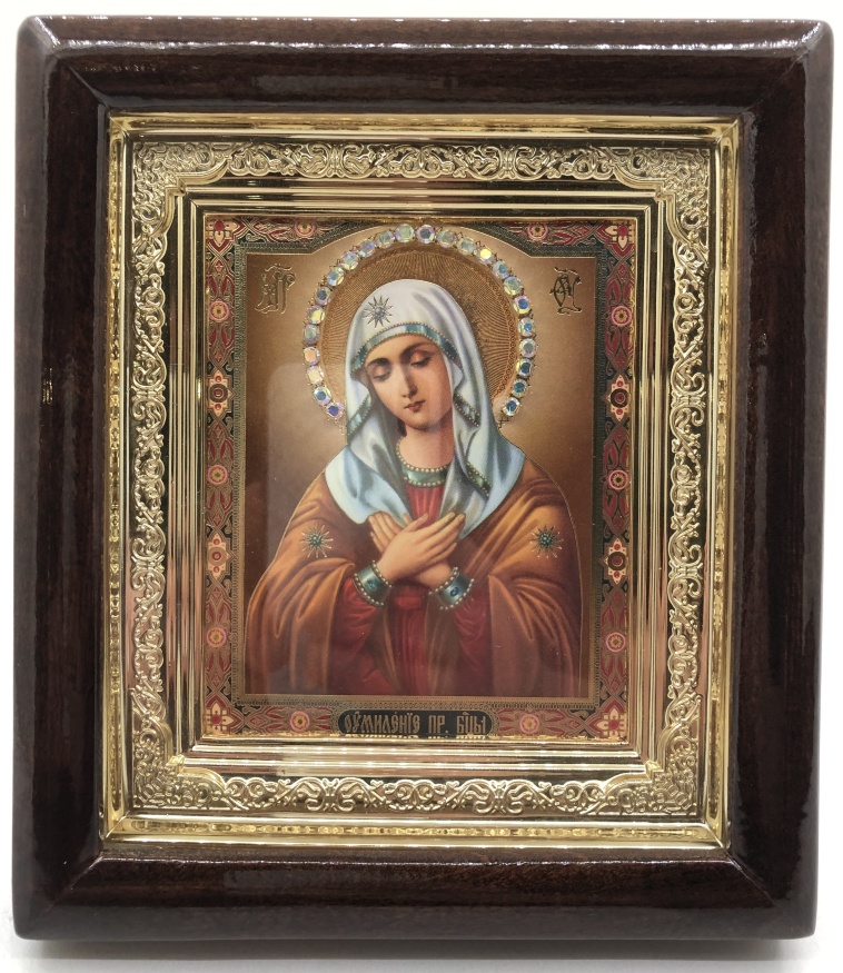 Icon of the Mother of God "Tenderness" 18.5x17