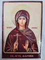 Laminated Icon of Saint Martyr Marina