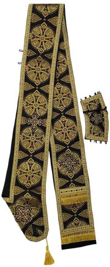 Double Brocade Orarion with Cuffs