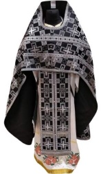 Priest Vestments, Brocade "Patriarchal Cross" with Sewn Galloon