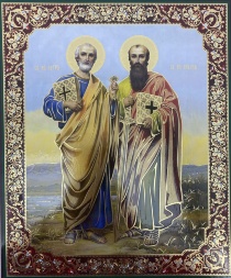 Icon of Saint Peter and Saint Paul 24x20cm