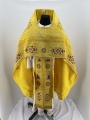 Priest Vestments, Embroidered on Velvet, with Embroidered Galloon, “Hierarchal” Embroidery