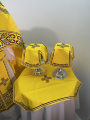 Priest Vestments, Embroidered on Gabardine, Embroidery "Hearts" with Embroidered Galloon
