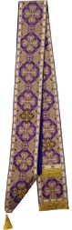 Double Brocade Orarion, Purple Color
