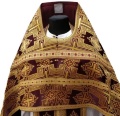 Priest Vestment, Brocade "Pokrovsky Cross" with Sewn Decorative Band
