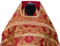 Priest Vestment, Brocade "Pokrovsky Cross" with Sewn Decorative Band
