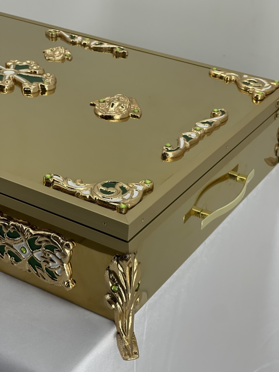 Reliquary for 88 capsules 45×65 cm (height 11 cm)