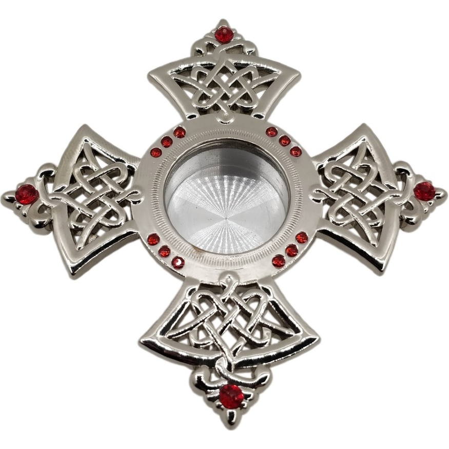 Capsule Ø 7.5 cm red for reliquary