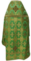 Priest Vestments, brocade "Cyprus Cross" with sewn-on galloon