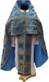 Priest Vestments, brocade "Cyprus Cross" with sewn-on galloon