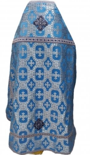 Priest Vestments, brocade "Cyprus Cross" with sewn-on galloon