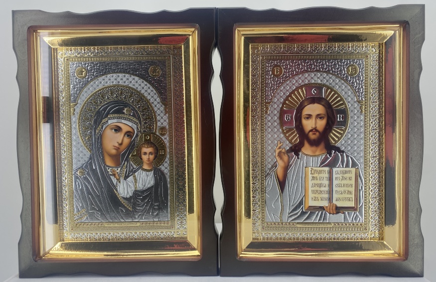 Icons "Wedding Couple" (grey) 37×28cm