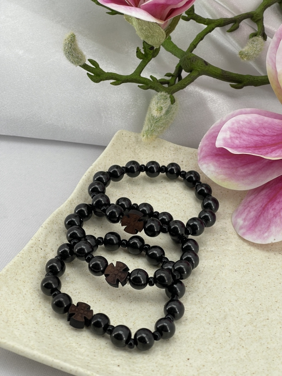 Bracelet Prayer Rope Agate with 15 Beads