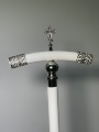 Abbot's Staff with Cross, silver-plated