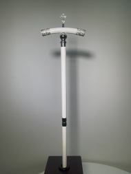 Abbot's Staff with Cross, silver-plated