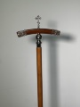 Abbot's Staff with Cross, silver-plated